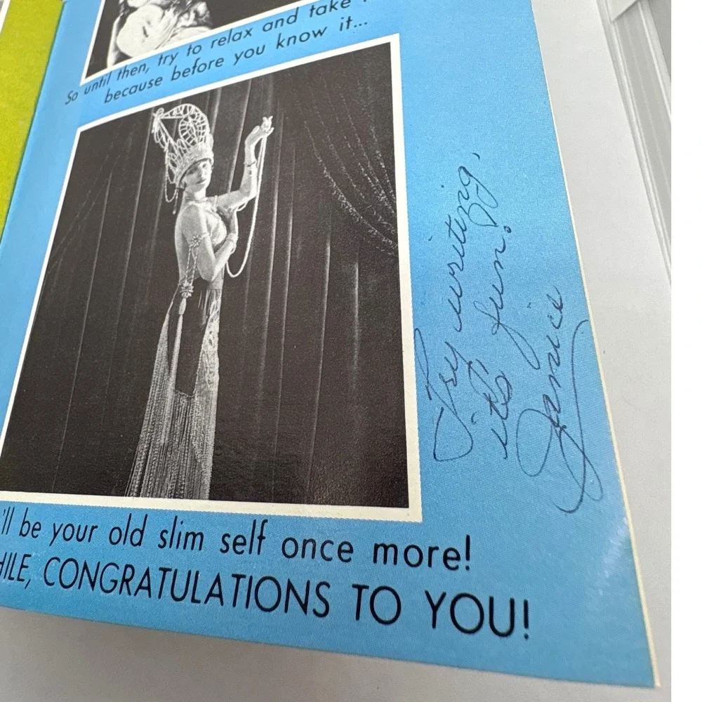 Vintage 1971 American Greetings So You're‎ Going to Be a Mother Card Signed